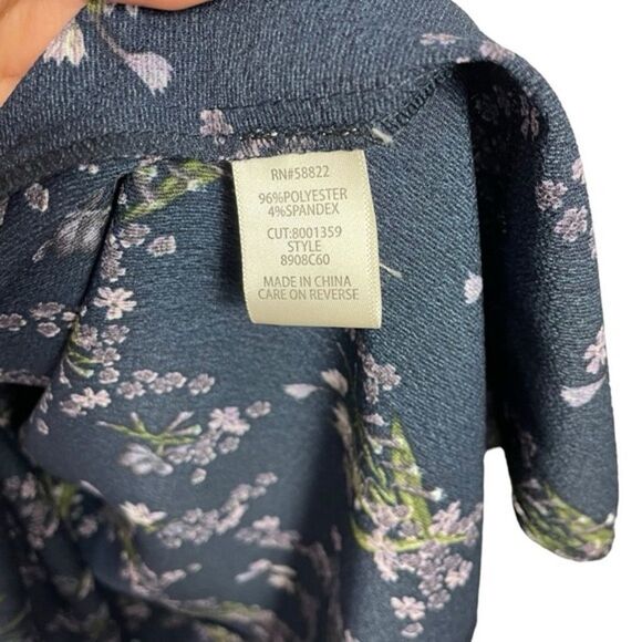 MaxStudio Tie Neck Flutter-Sleeve Dress - Picture 2 of 7